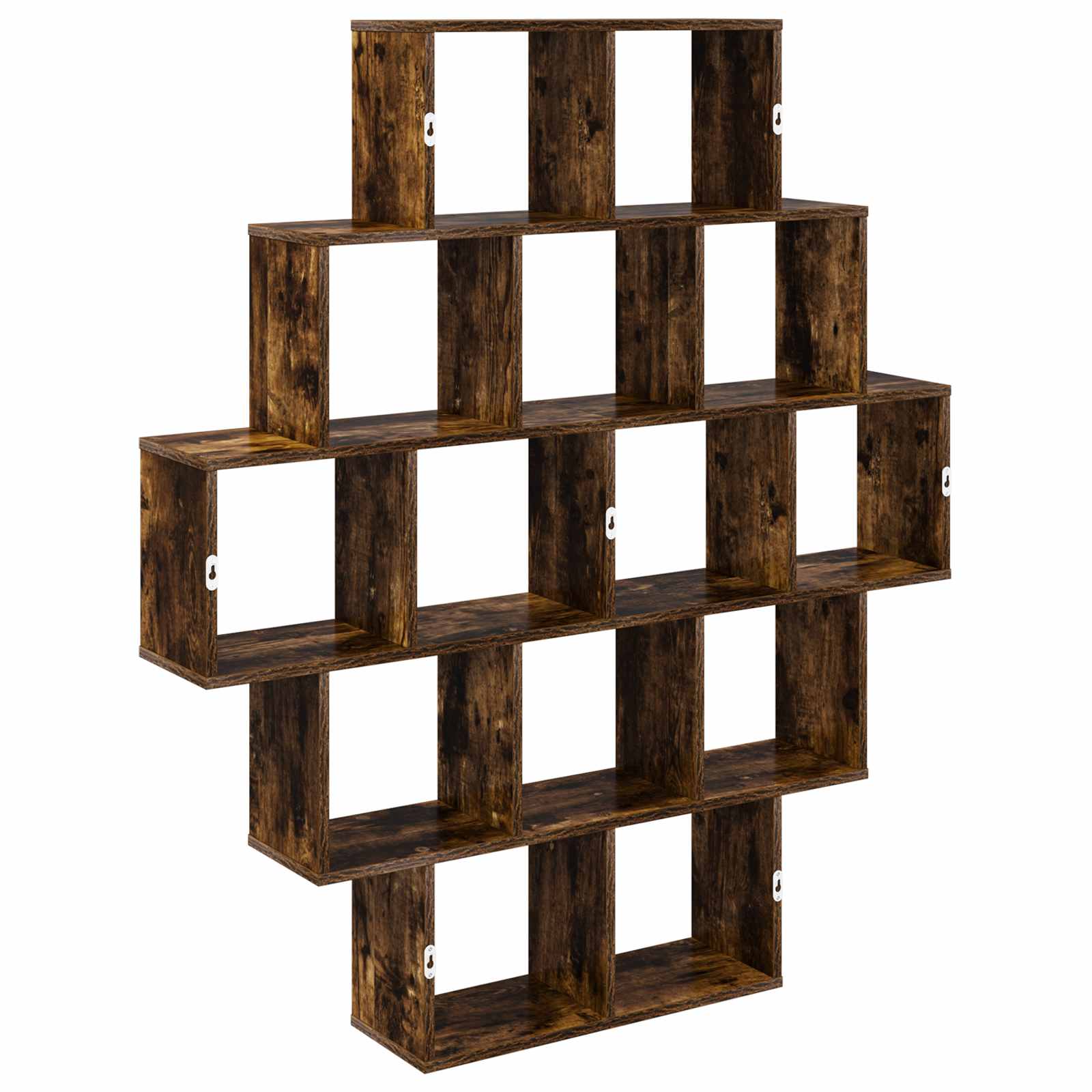 Scaffale da parete Rovere Fumo 120 x 20 x 136 cm | homemem39