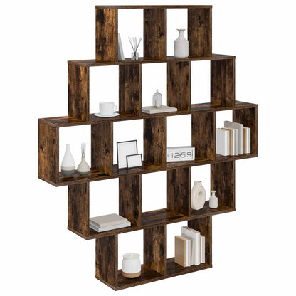 Scaffale da parete Rovere Fumo 120 x 20 x 136 cm | homemem39