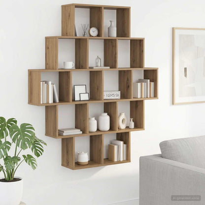 Scaffale da parete Rovere Artigianale 120 x 20 x 136 cm | homemem39