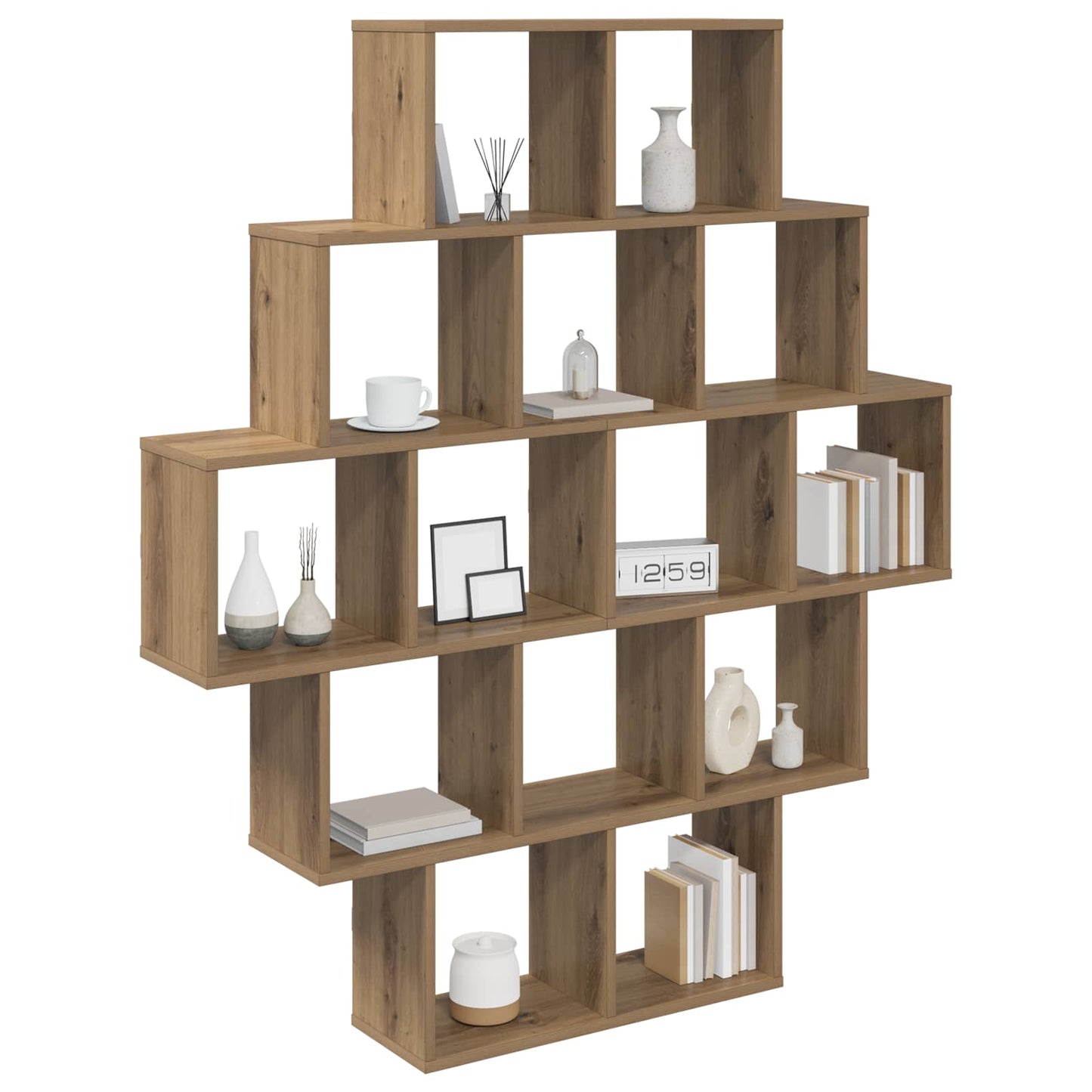 Scaffale da parete Rovere Artigianale 120 x 20 x 136 cm | homemem39