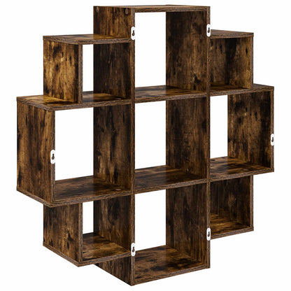 Scaffale da parete Rovere Fumo 90 x 25 x 90 cm | homemem39