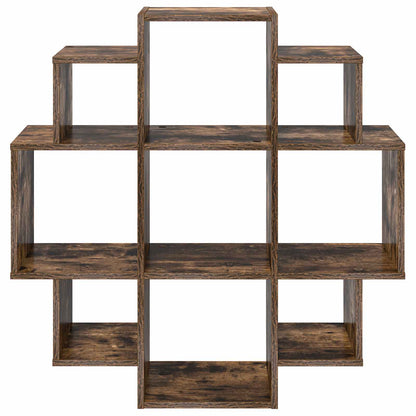 Scaffale da parete Rovere Fumo 90 x 25 x 90 cm | homemem39