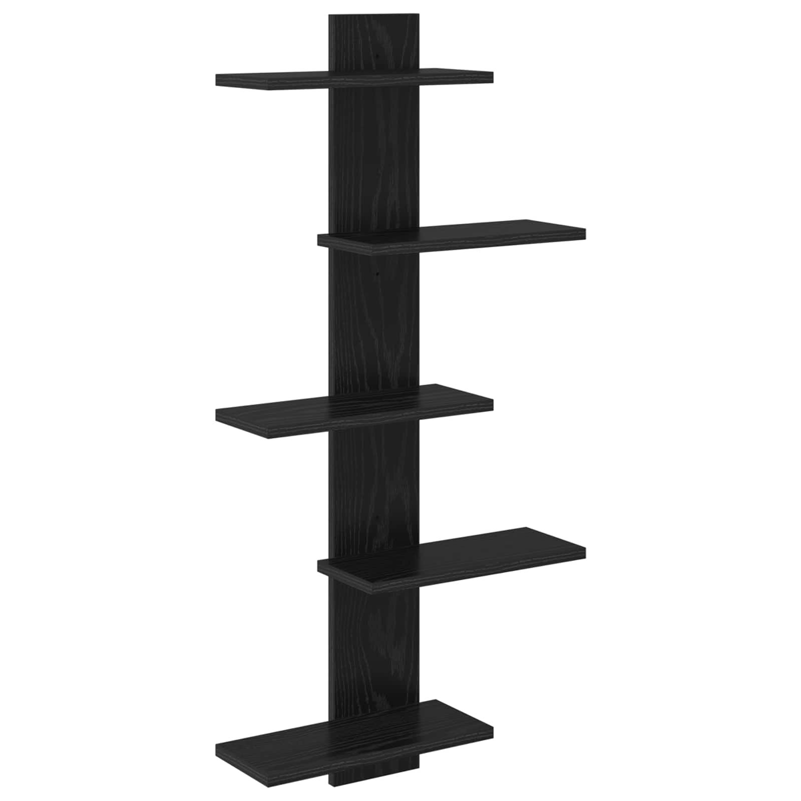Mensola a muro flottante Rovere Nero 48,5 x 15 x 101 cm | homemem39