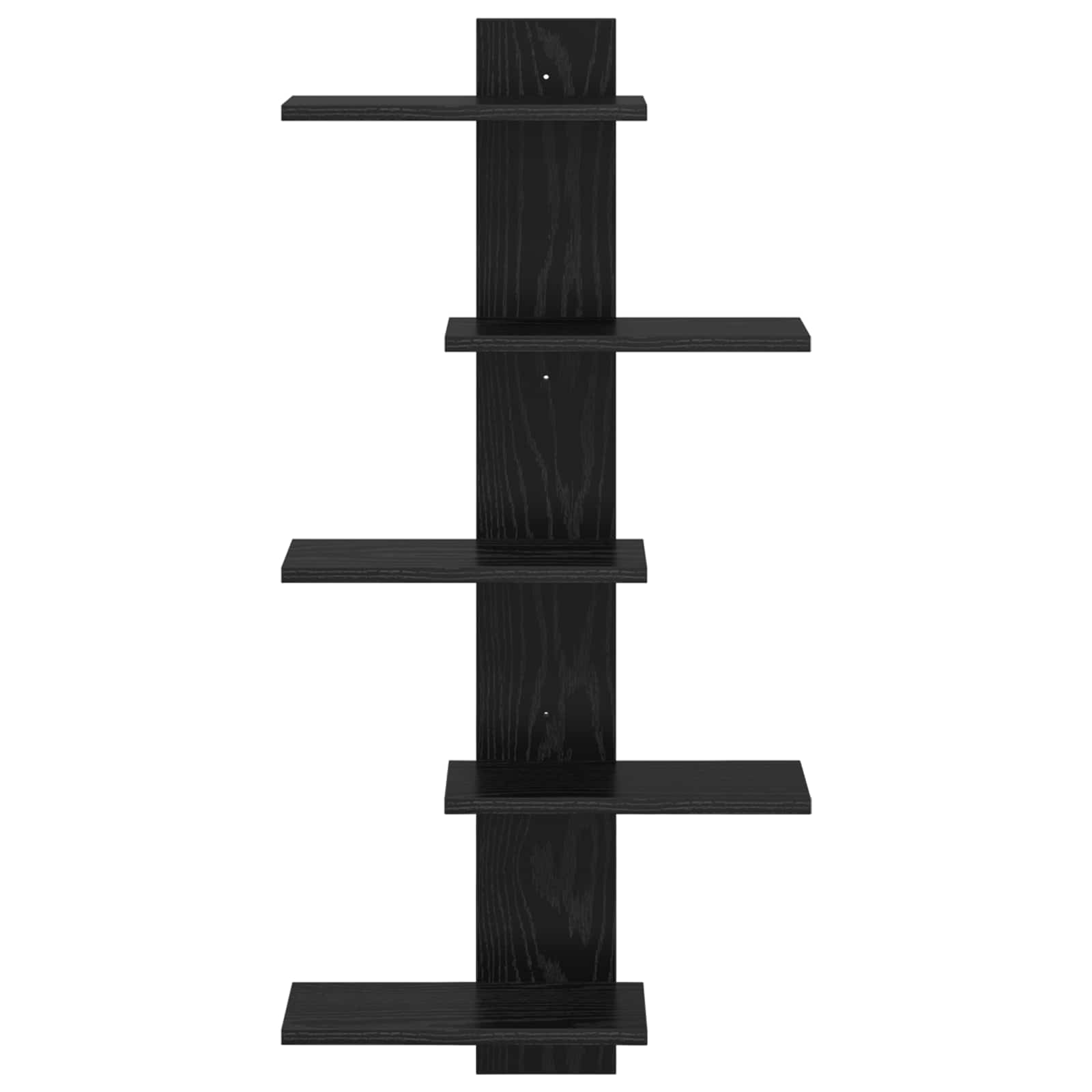 Mensola a muro flottante Rovere Nero 48,5 x 15 x 101 cm | homemem39