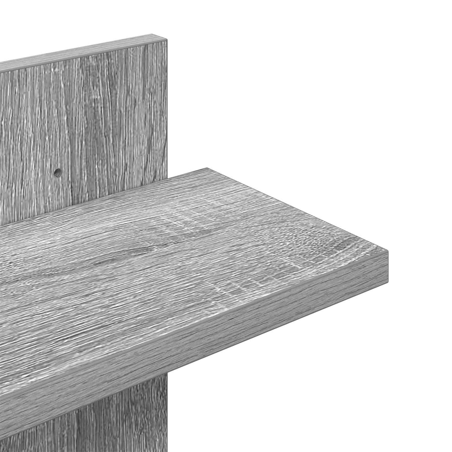 Mensola a muro flottante Sonoma grigio 48,5 x 15 x 101 cm | homemem39