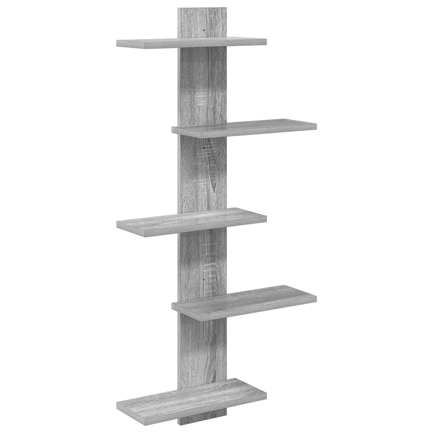 Mensola a muro flottante Sonoma grigio 48,5 x 15 x 101 cm | homemem39