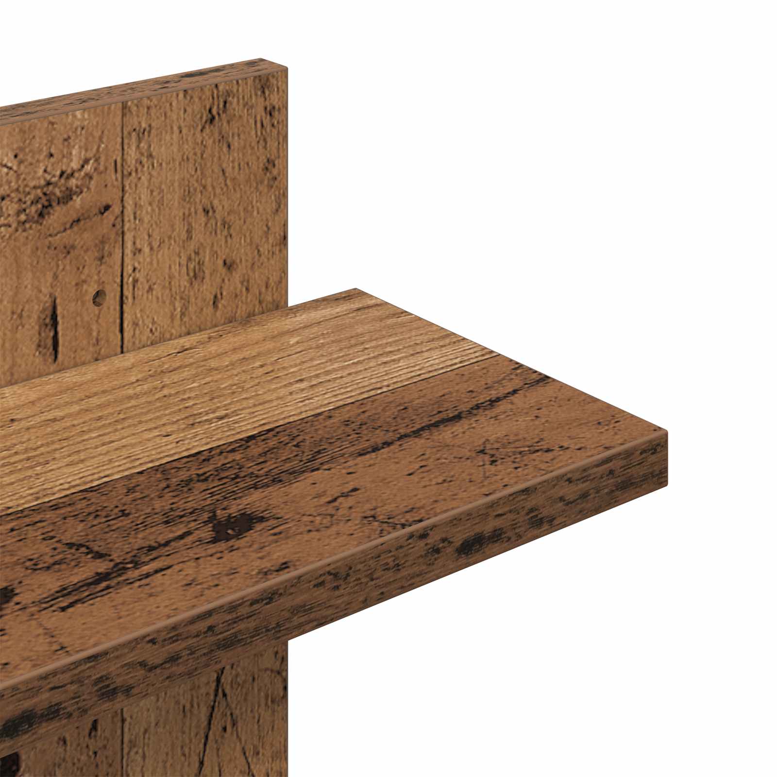 Mensola a muro flottante Legno antico 48,5 x 15 x 101 cm | homemem39