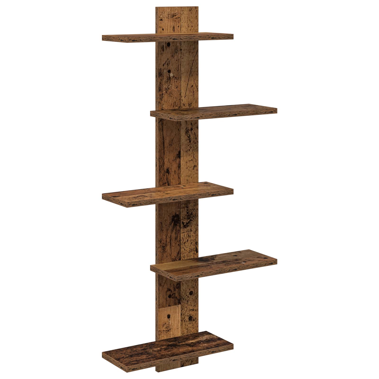 Mensola a muro flottante Legno antico 48,5 x 15 x 101 cm | homemem39