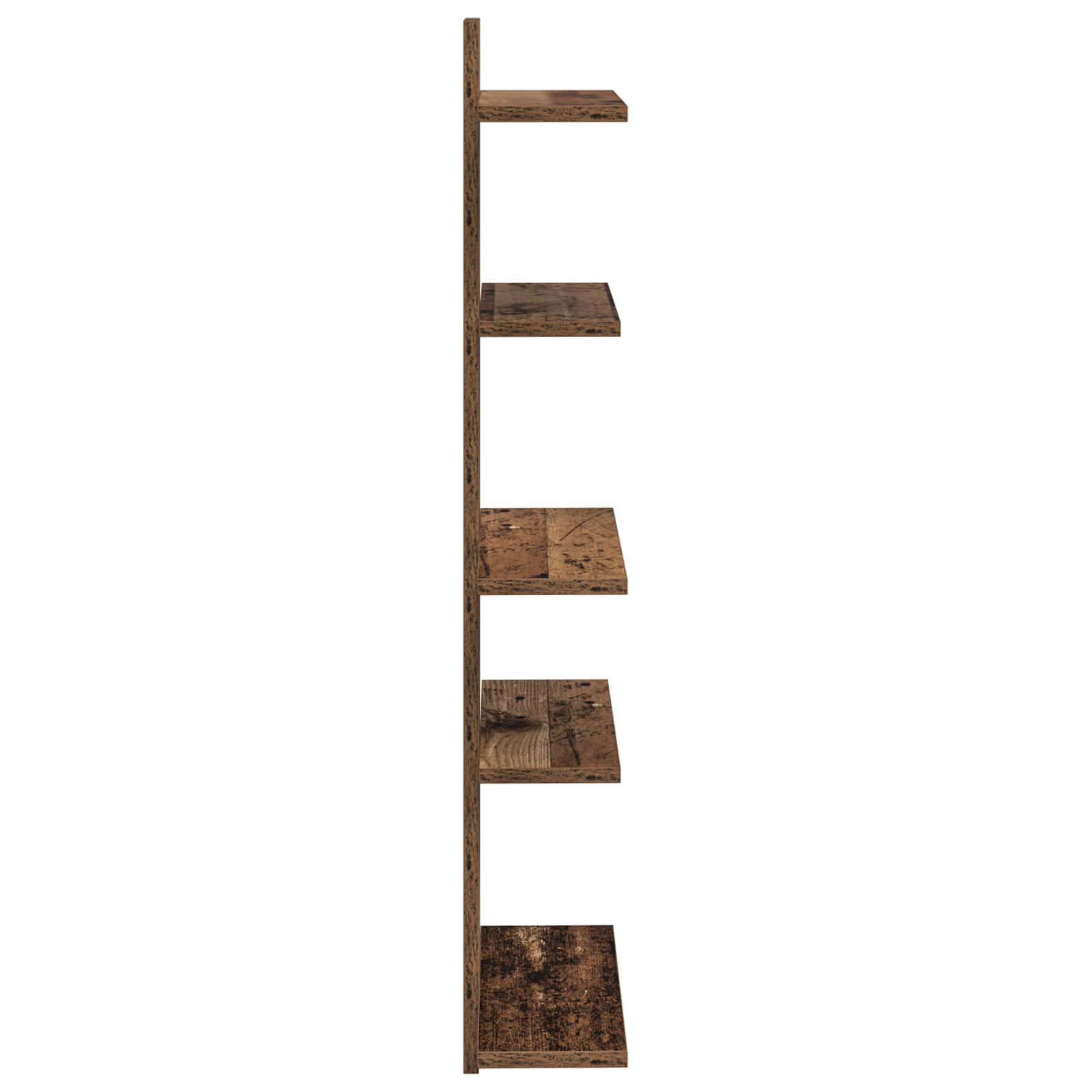 Mensola a muro flottante Legno antico 48,5 x 15 x 101 cm | homemem39