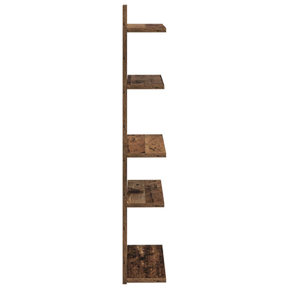 Mensola a muro flottante Legno antico 48,5 x 15 x 101 cm | homemem39