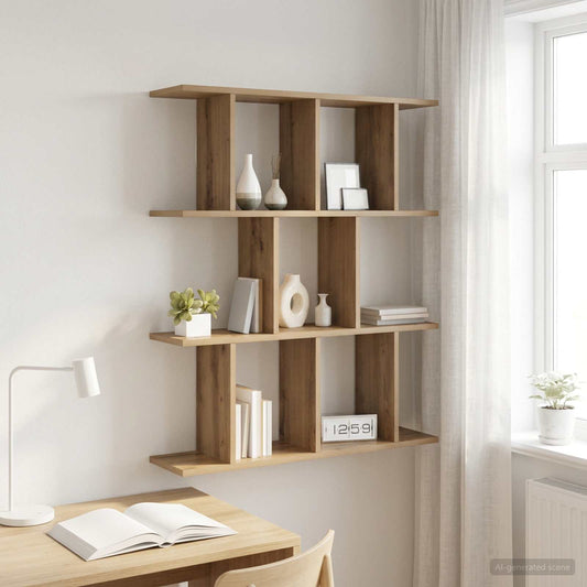 Scaffale da parete Rovere Artigianale 102 x 20 x 96 cm | homemem39