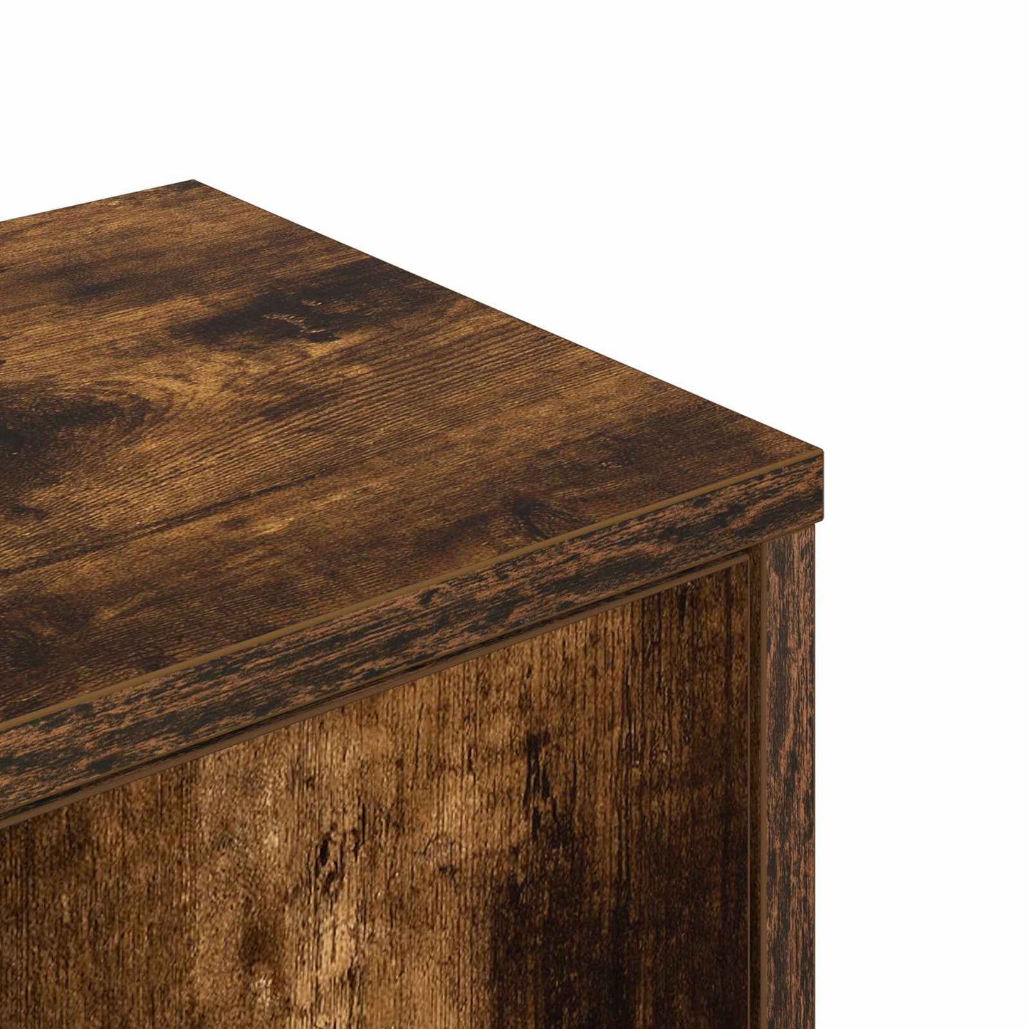 Mensola Angolare da Parete Rovere Fumo 48 x 48 x 120 cm | homemem39