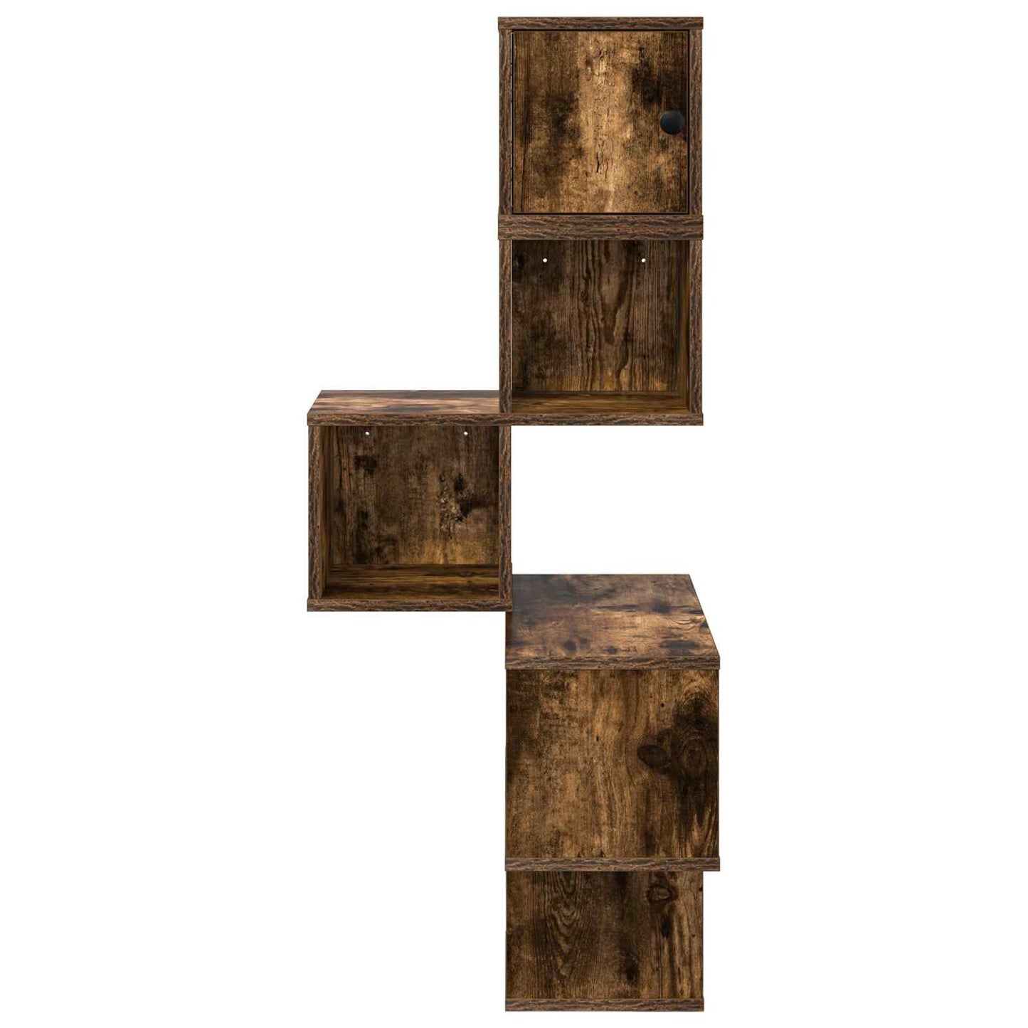 Mensola Angolare da Parete Rovere Fumo 48 x 48 x 120 cm | homemem39