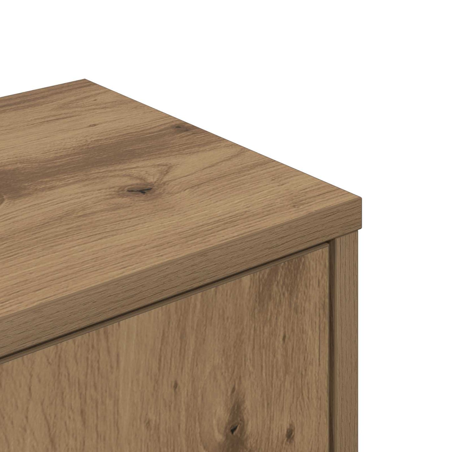 Mensola Angolare da Parete Rovere Artigianale 48 x 48 x 120 cm | homemem39