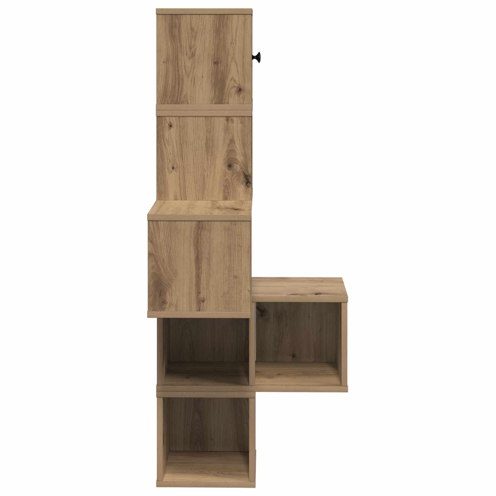 Mensola Angolare da Parete Rovere Artigianale 48 x 48 x 120 cm | homemem39