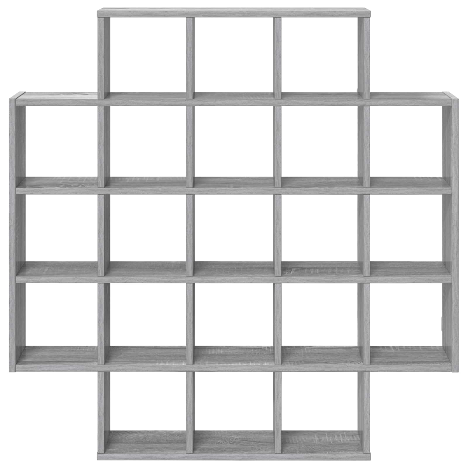 Scaffale da parete Sonoma grigio 100 x 13 x 100 cm | homemem39