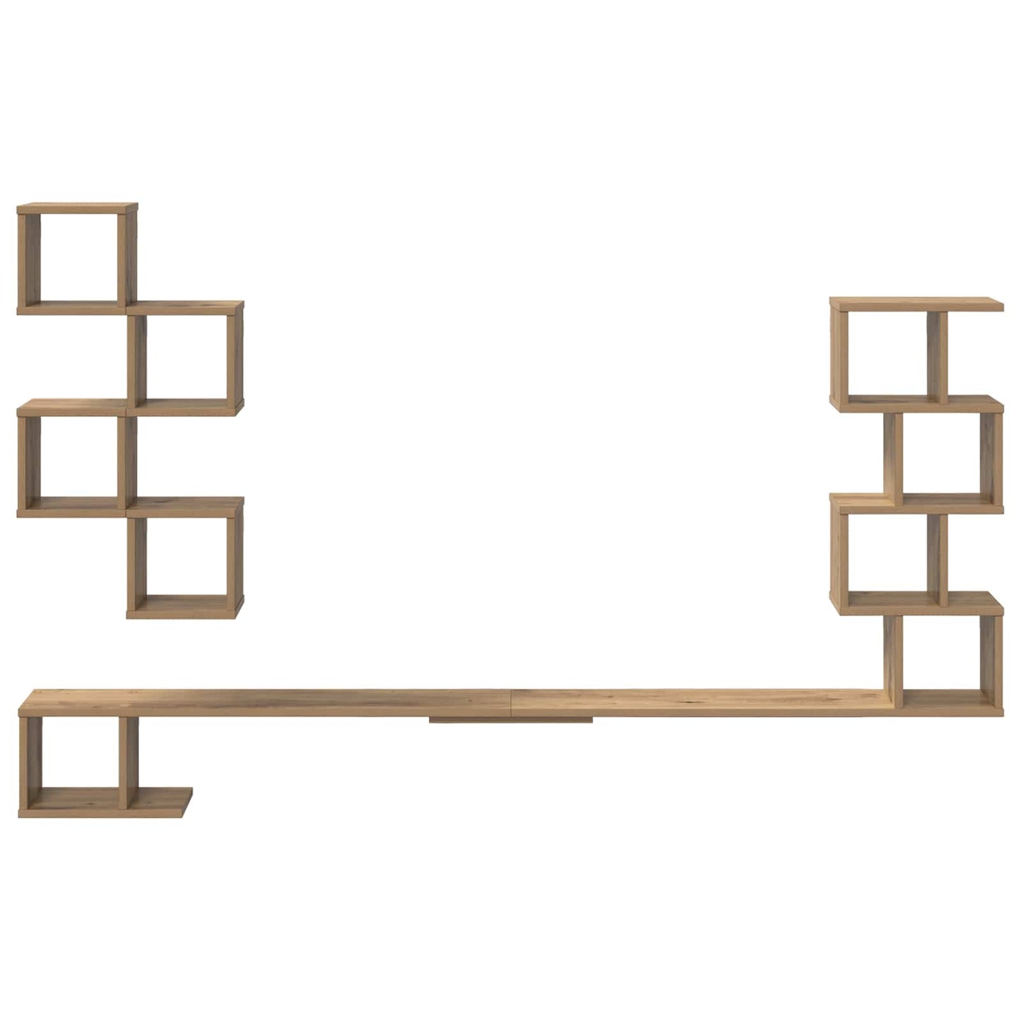 Mensola per TV da muro Rovere Artigianale 180 x 15 x 94 cm | homemem39