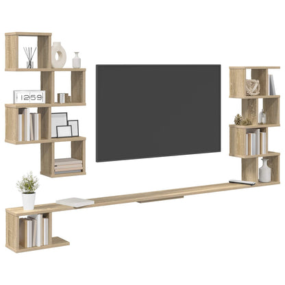 Mensola per TV da muro Rovere Sonoma 160 x 15 x 94 cm | homemem39