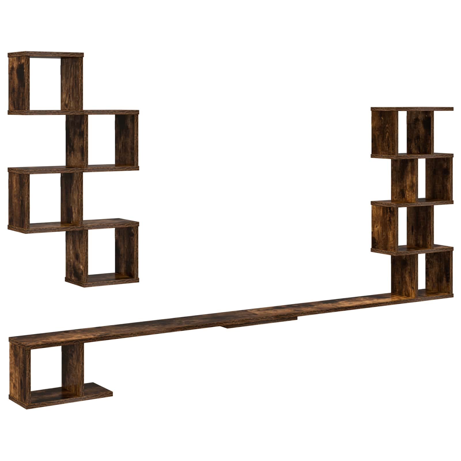 Mensola per TV da muro Rovere Fumo 160 x 15 x 94 cm | homemem39