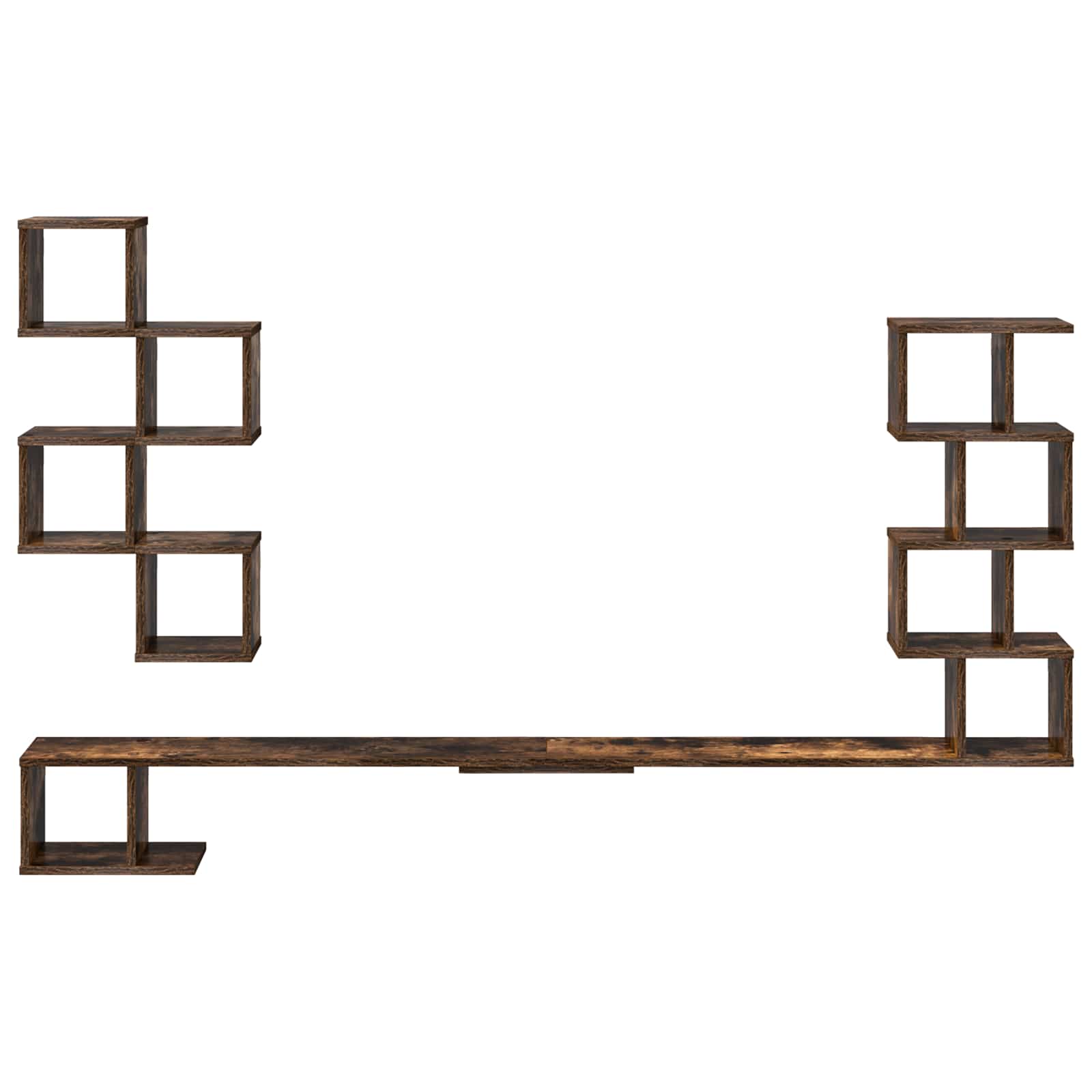 Mensola per TV da muro Rovere Fumo 160 x 15 x 94 cm | homemem39