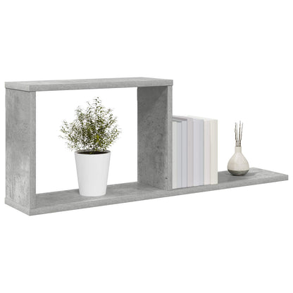 Scaffali flottanti Grigio Cemento 80 x 15 x 30 cm | homemem39
