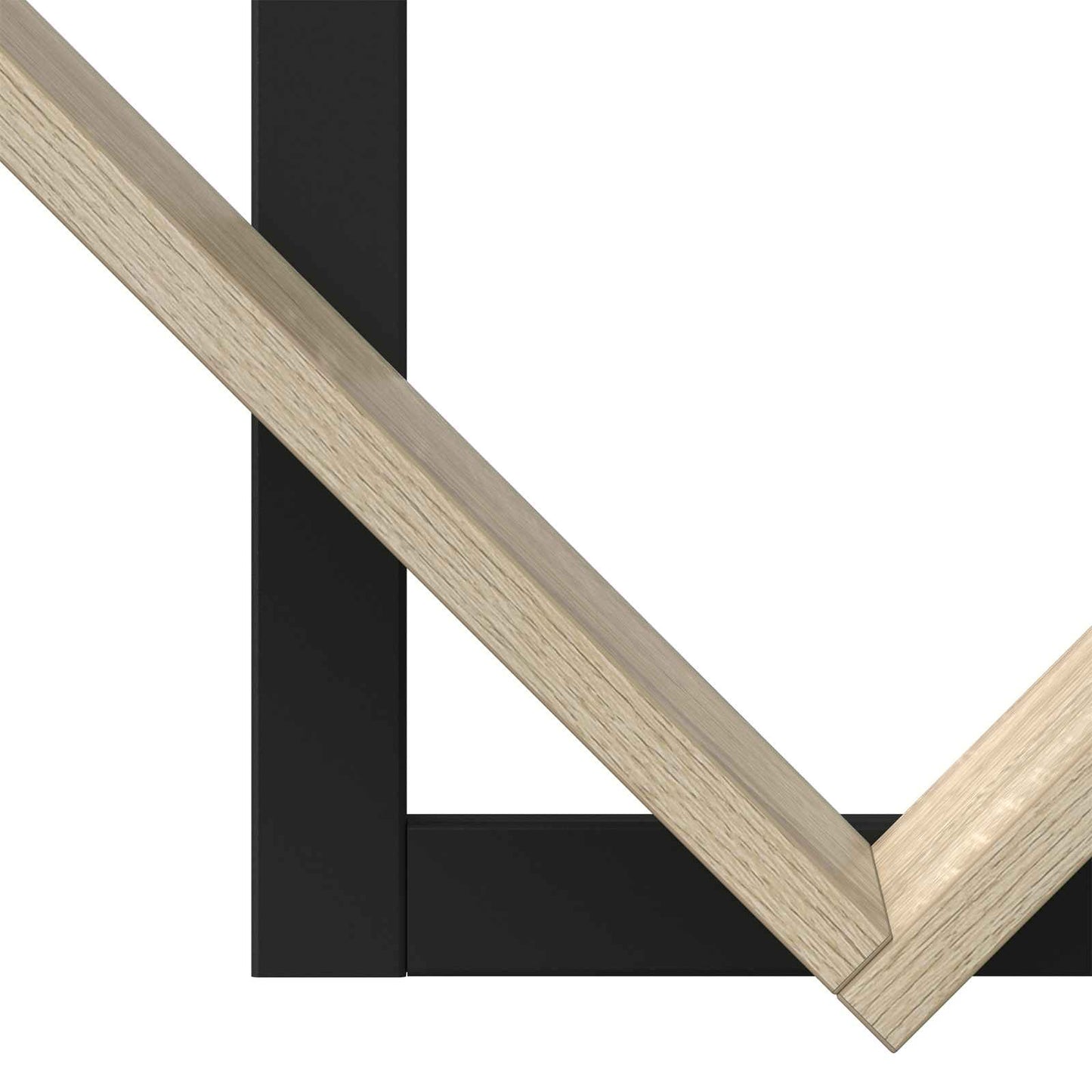 Mensola a muro flottante 2 pcs Rovere Sonoma 43 x 15 x 47 cm | homemem39