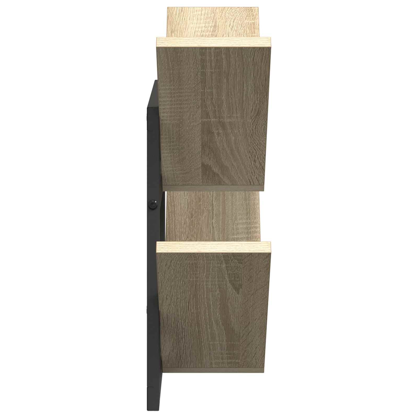 Mensola a muro flottante 2 pcs Rovere Sonoma 43 x 15 x 47 cm | homemem39