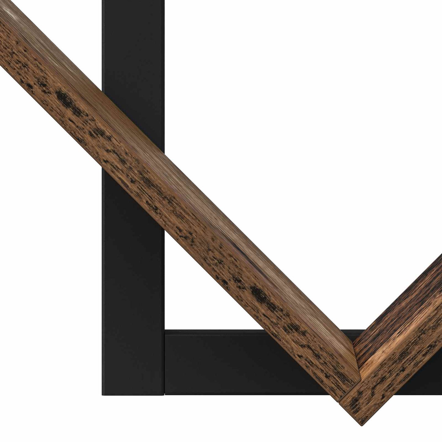 Mensola a muro flottante 2 pcs Legno antico 43 x 15 x 47 cm | homemem39