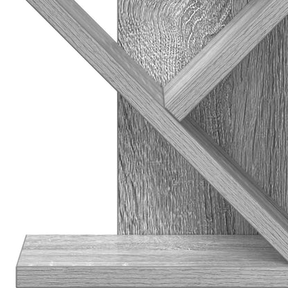 Libreria ad Albero 4 Ripiani 30 x 18 x 60 cm Sonoma grigio | homemem39