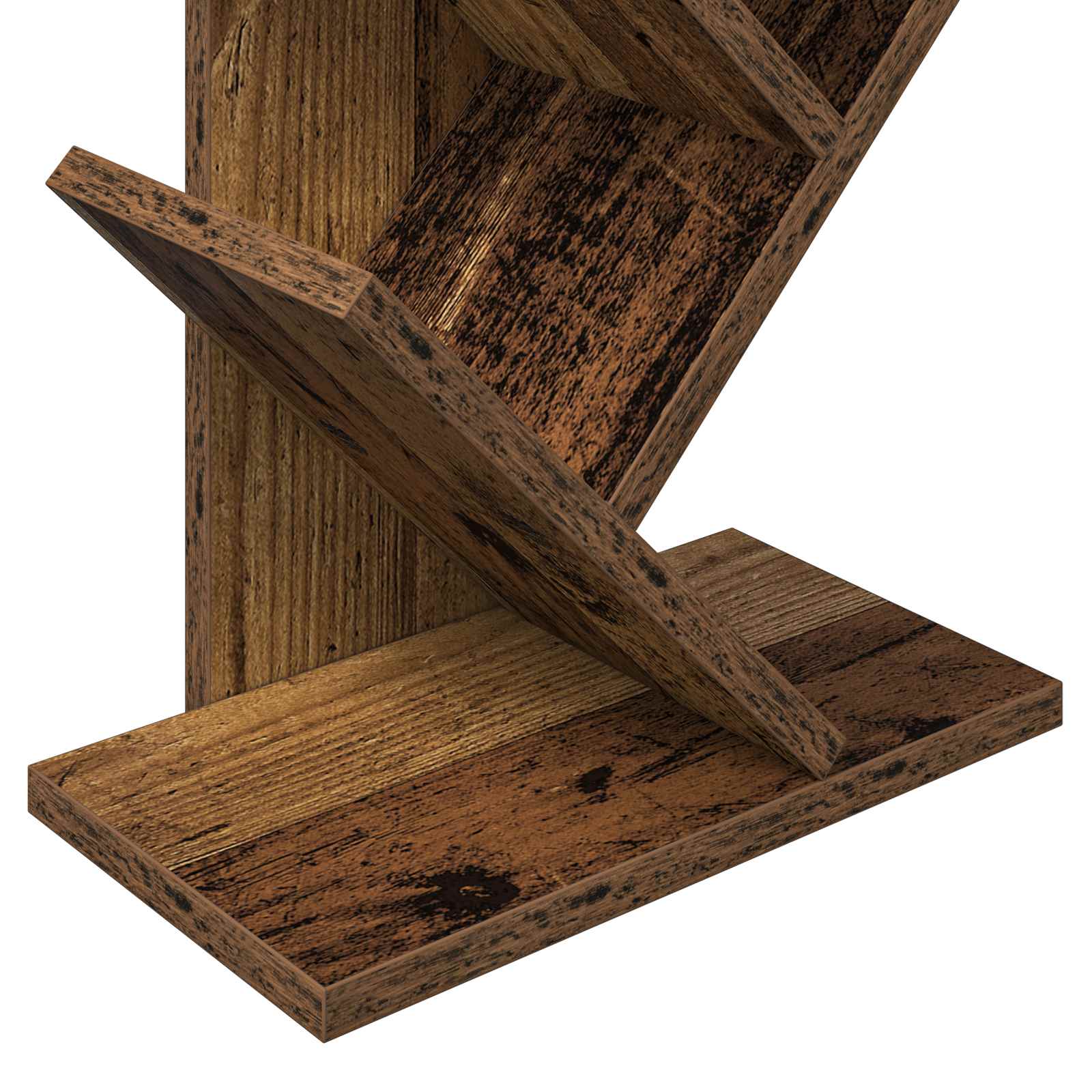 Libreria ad Albero 6 Ripiani 30 x 18 x 100 cm Legno antico | homemem39