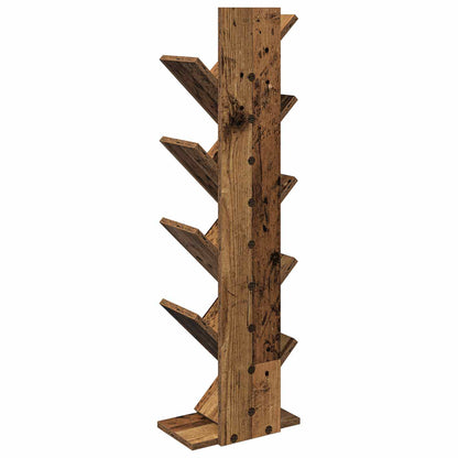 Libreria ad Albero 6 Ripiani 30 x 18 x 100 cm Legno antico | homemem39