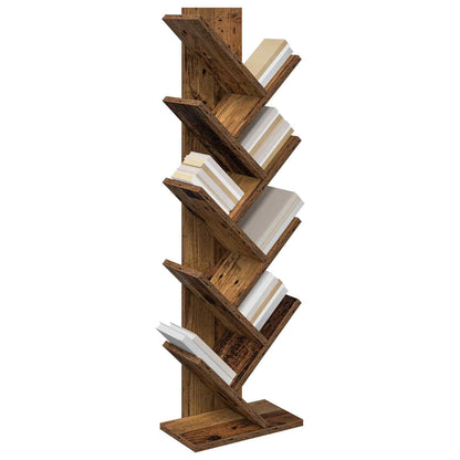 Libreria ad Albero 6 Ripiani 30 x 18 x 100 cm Legno antico | homemem39