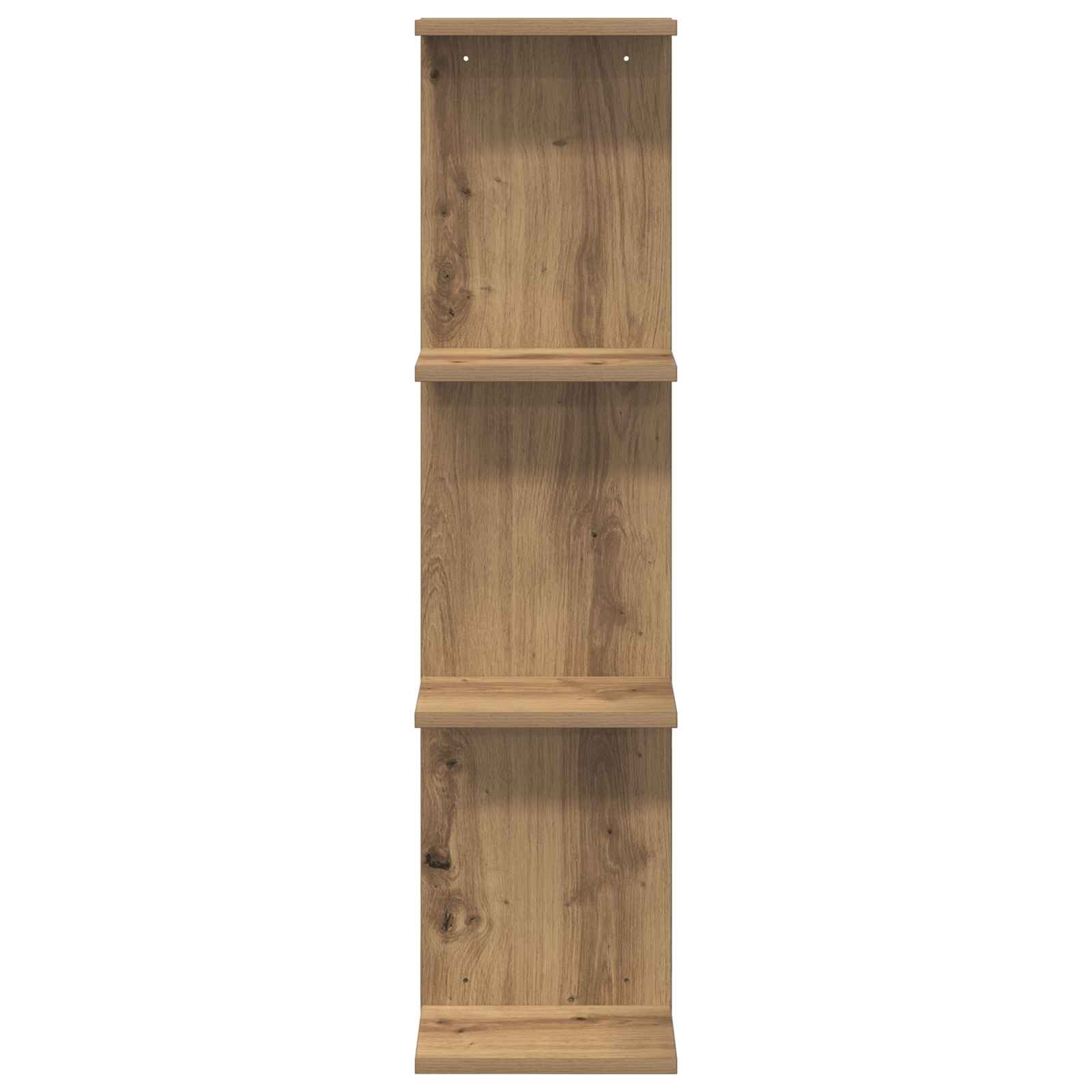 Scaffale da parete 2 pcs Rovere Artigianale 25 x 15 x 100 cm | homemem39