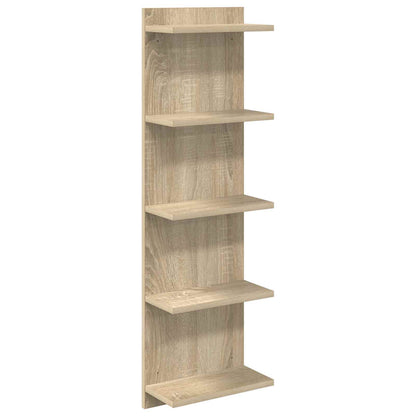 Scaffale da parete Rovere Sonoma 30 x 15 x 100 cm