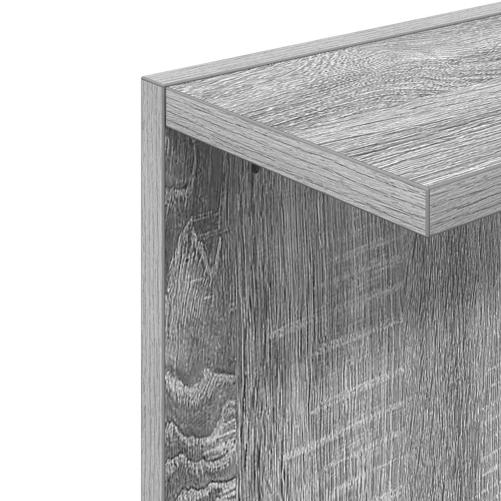 Scaffale da parete Sonoma grigio 30 x 15 x 100 cm | homemem39