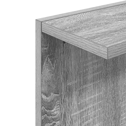 Scaffale da parete Sonoma grigio 30 x 15 x 100 cm | homemem39
