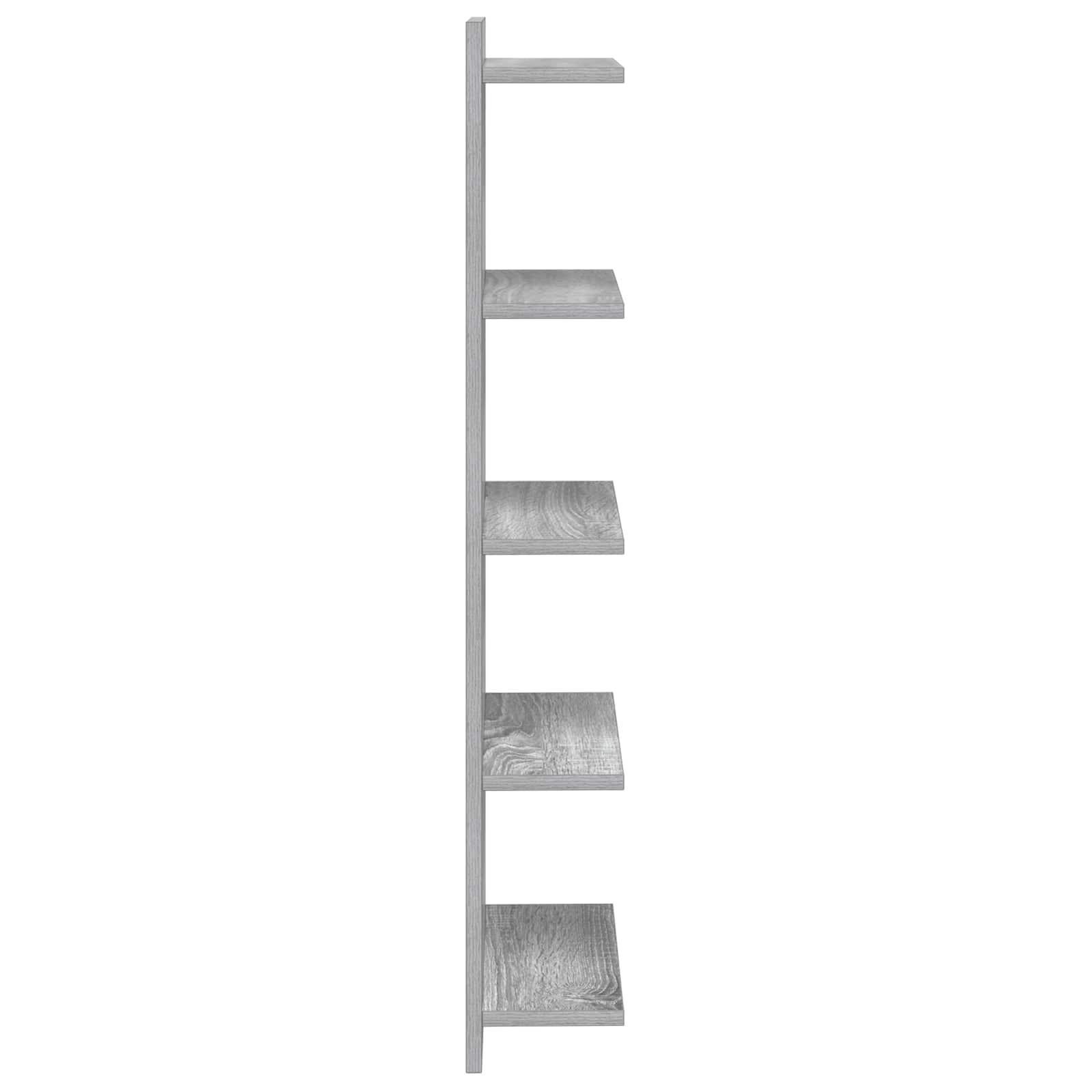 Scaffale da parete Sonoma grigio 30 x 15 x 100 cm | homemem39