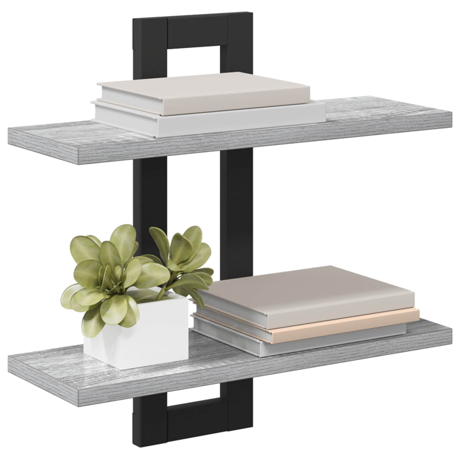 Scaffali flottanti Sonoma grigio 40 x 15 x 40 cm | homemem39
