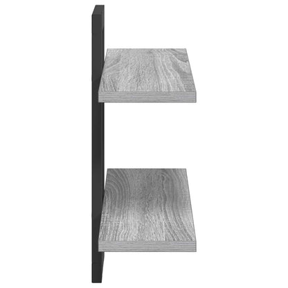 Scaffali flottanti Sonoma grigio 40 x 15 x 40 cm | homemem39