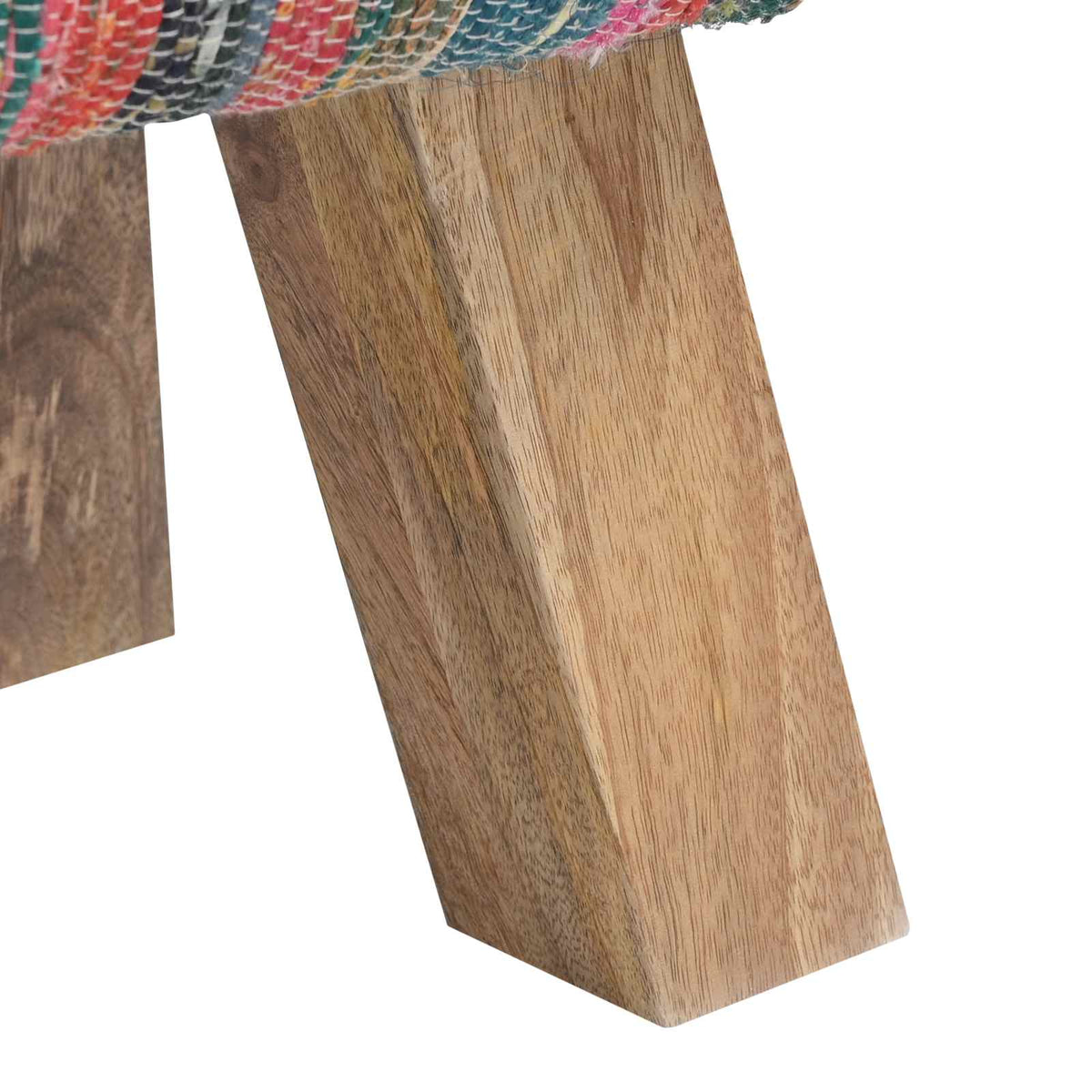 panchina 110 x 30 x 45 cm Pelle Vera Multicolore