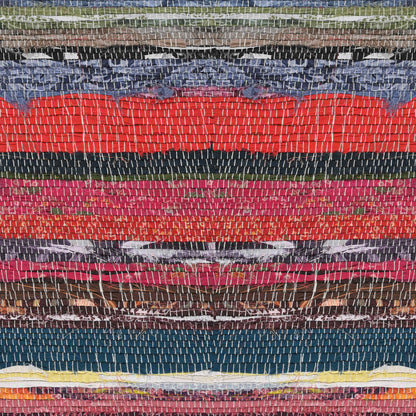 panchina 110 x 30 x 45 cm Pelle Vera Multicolore