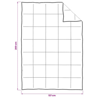 Set di Piumoni 2 pz 137 x 200 cm Inverno 350 gsm Beige | homemem39