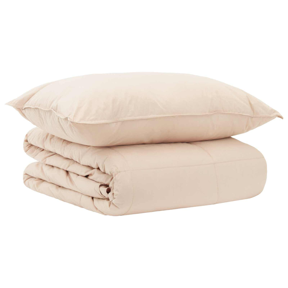 Set di Piumoni 2 pz 137 x 200 cm Inverno 350 gsm Beige