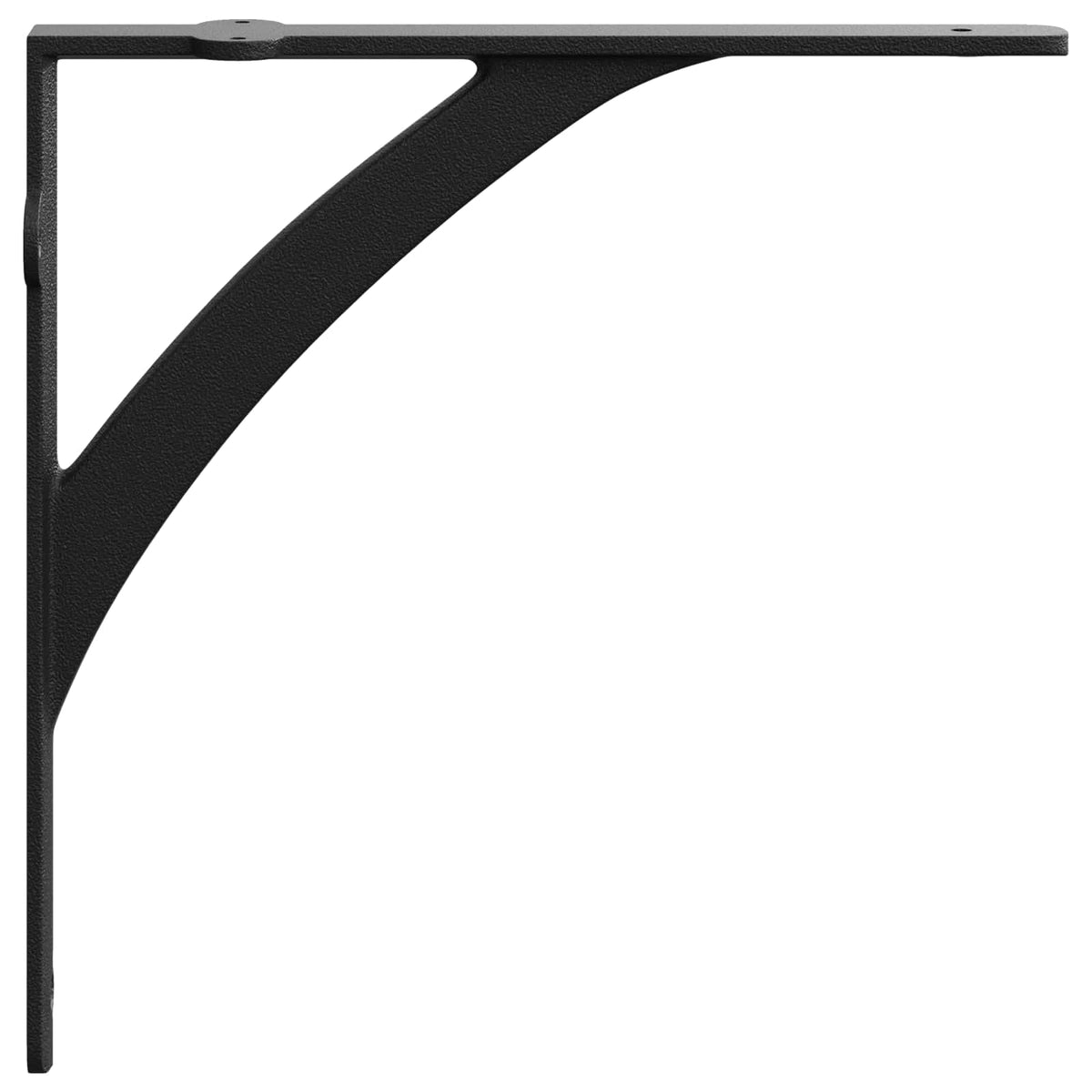 Supporti per mensole da parete 12 pz Nero 14.5 x 14.5 x 3.5 cm | homemem39