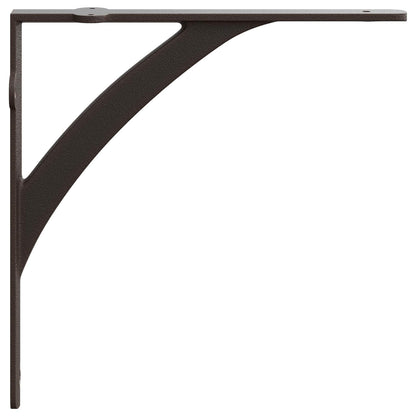 Supporti per mensole da parete 12 pz Marrone Antico | homemem39