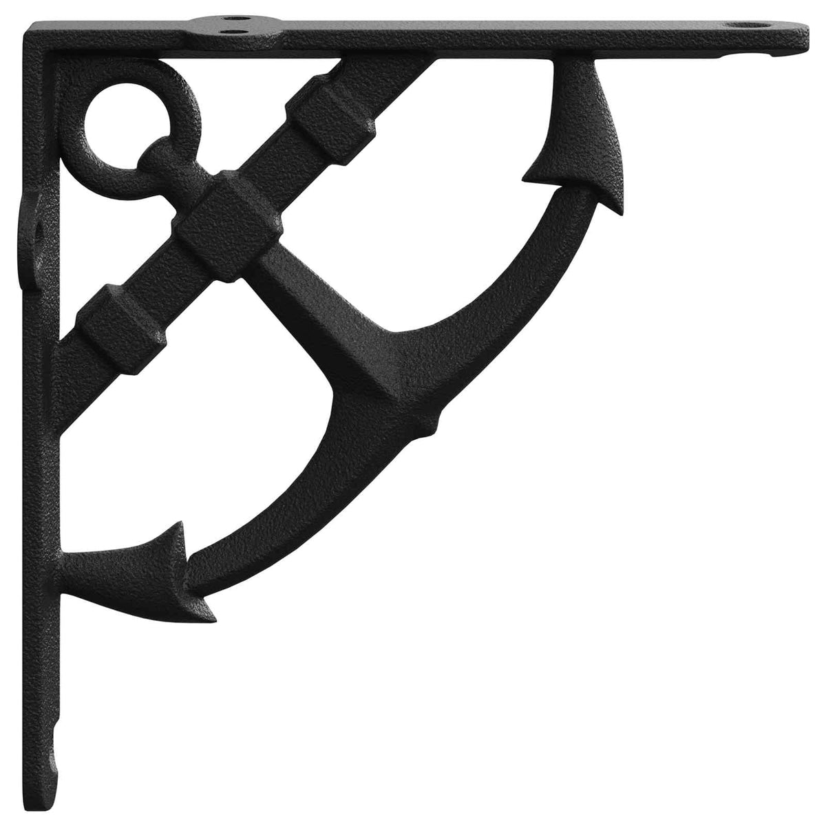 Supporti per mensole da parete 12 pz Nero 10 x 10 x 3 cm | homemem39