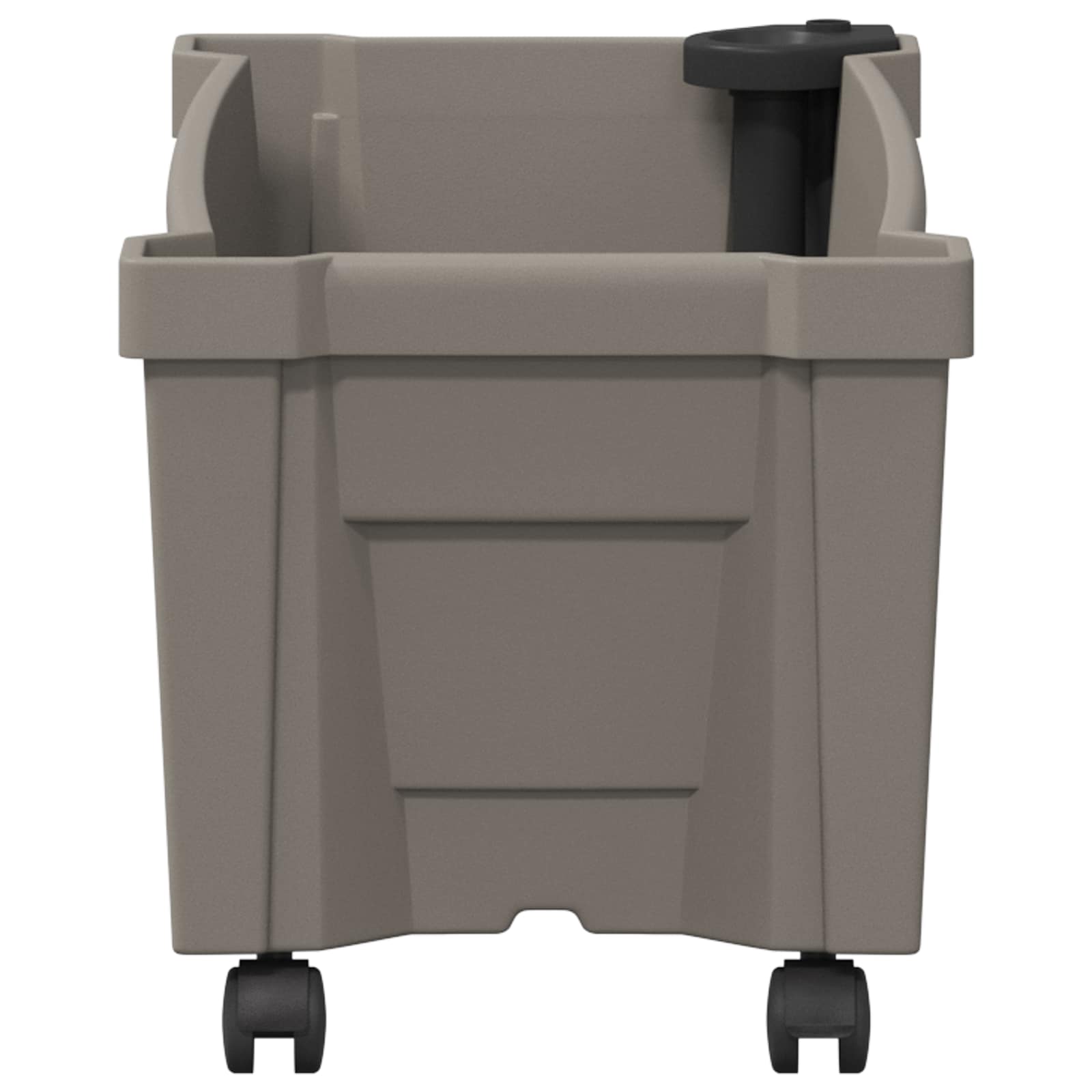 Vaso Calypso con Ruote Grigio 79 x 35 x 33 cm PP | homemem39
