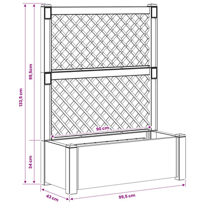 Vaso Grande con Direzione Grigio 99,5 x 43 x 133,5 cm PP | homemem39