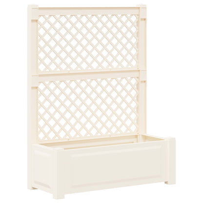 Vaso Grande con Direzione 2 pcs Bianco 143 x 143 x 133,5 cm PP | homemem39
