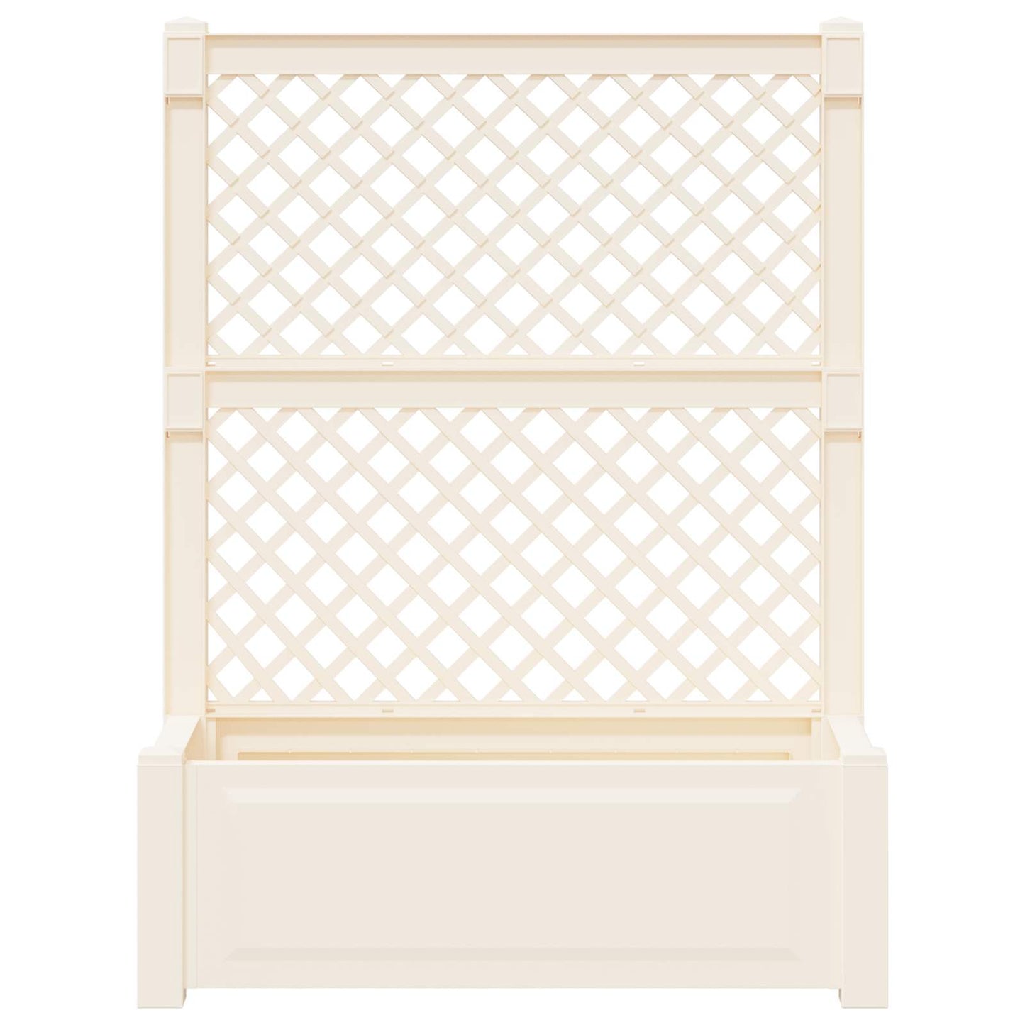 Vaso Grande con Direzione 2 pcs Bianco 143 x 143 x 133,5 cm PP | homemem39